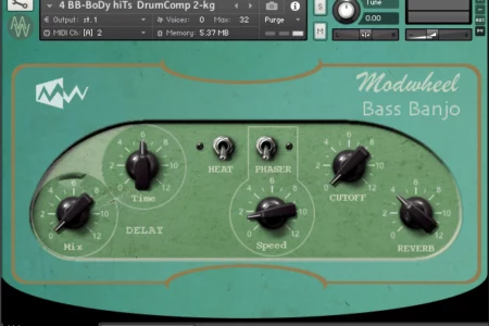 Featured image for “MODWHEEL released Bass Banjo”