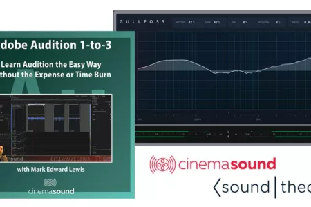 Featured image for “Giveaway of 1 Gullfoss & 1 Cinemasound instructional video “Adobe Audition 1-to-3””