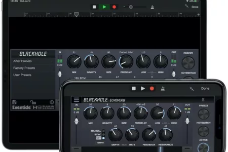Featured image for “Eventide Releases Blackhole Reverb, UltraTap Delay and MicroPitch for iPhone and iPad”