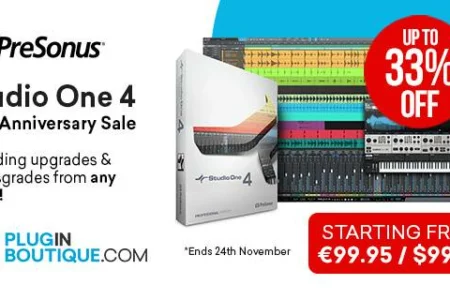 Featured image for “Presonus Studio One 4 10th Anniversary Sale”