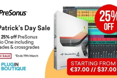 Featured image for “PreSonus Studio One Flash Sale”