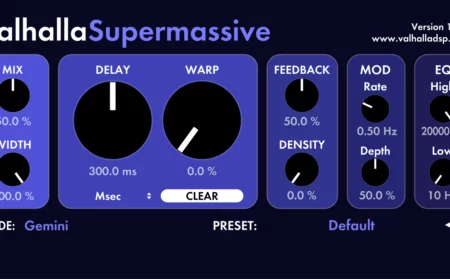 Featured image for “ValhallaSupermassive – Free delays and reverbs”