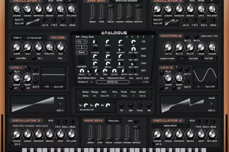 Featured image for “Infected Sounds releases Analogus – Free synthesizer”