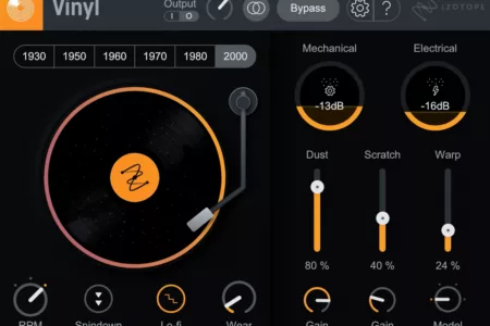 Featured image for “iZotope releases new version of Vinyl plugin for free”